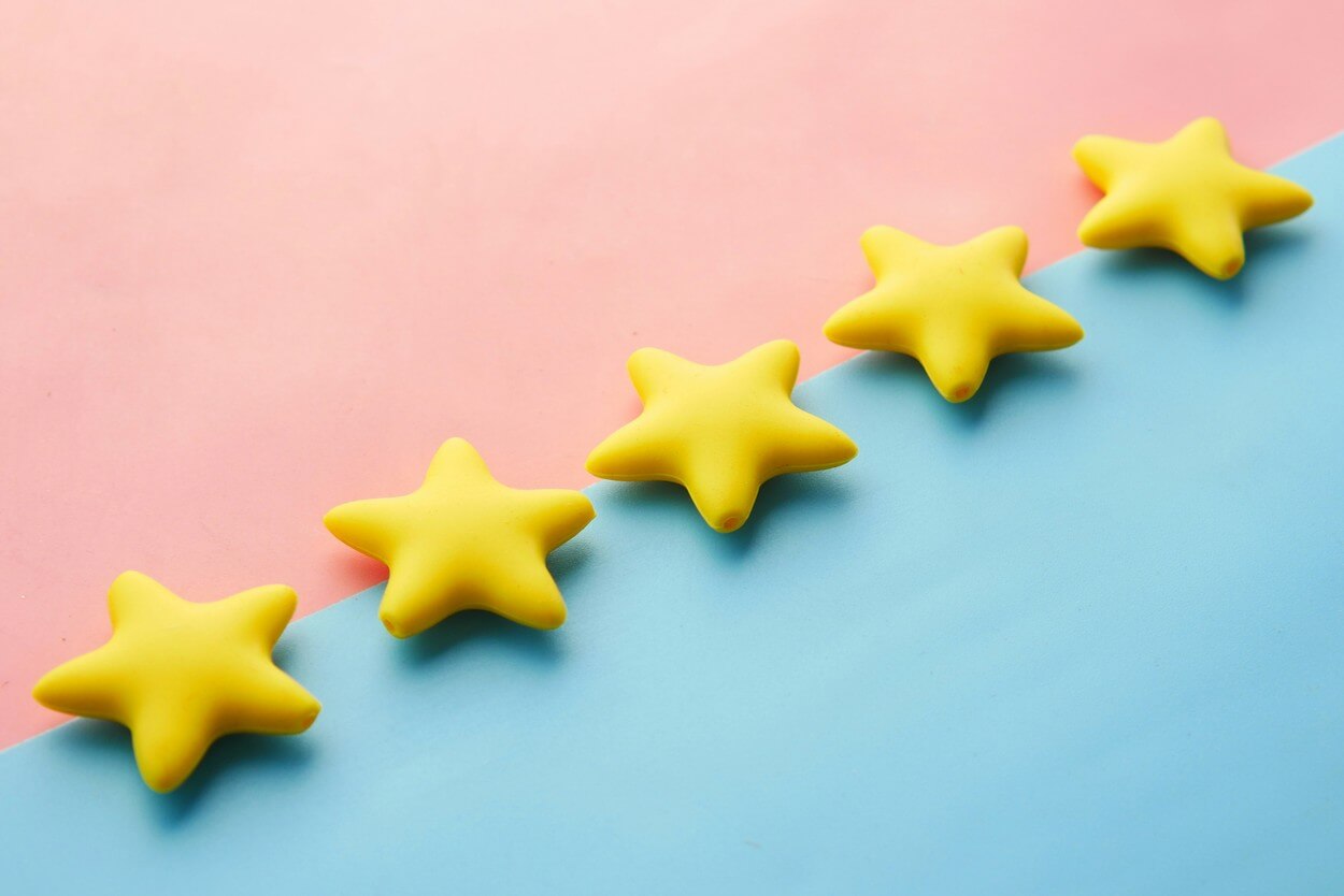Système de notation à 5 étoiles pour évaluer la satisfaction des membres d'une communauté